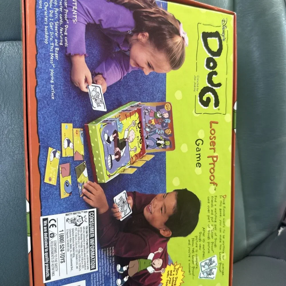 Mattel Disney’s Doug Loser Proof Matching Transforming Game